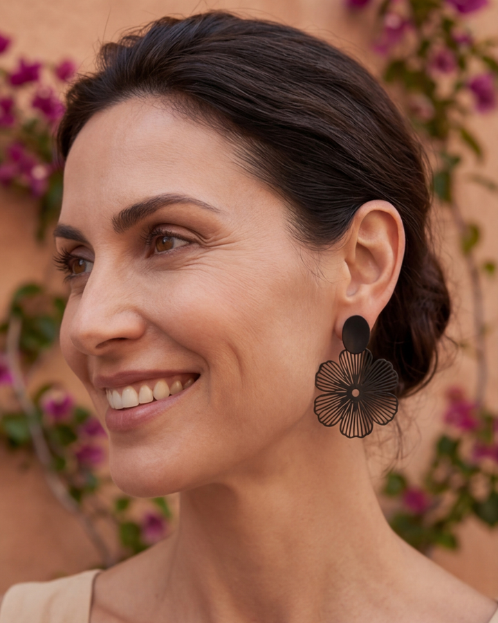Fiore Non-Pierced Clip-On Earrings