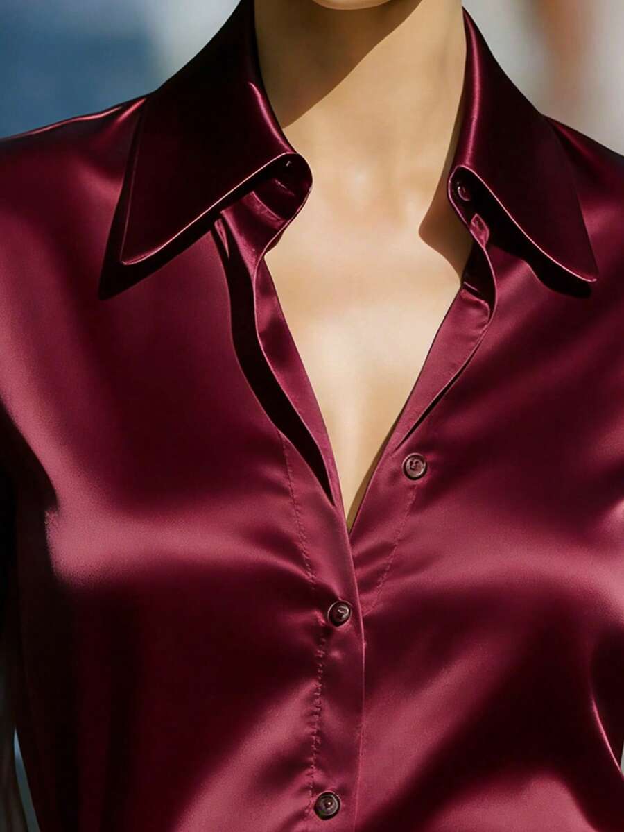 Ellery | Elegant Blouse with Sheer Sleeves