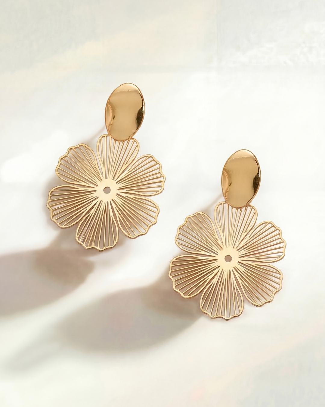 Fiore Non-Pierced Clip-On Earrings