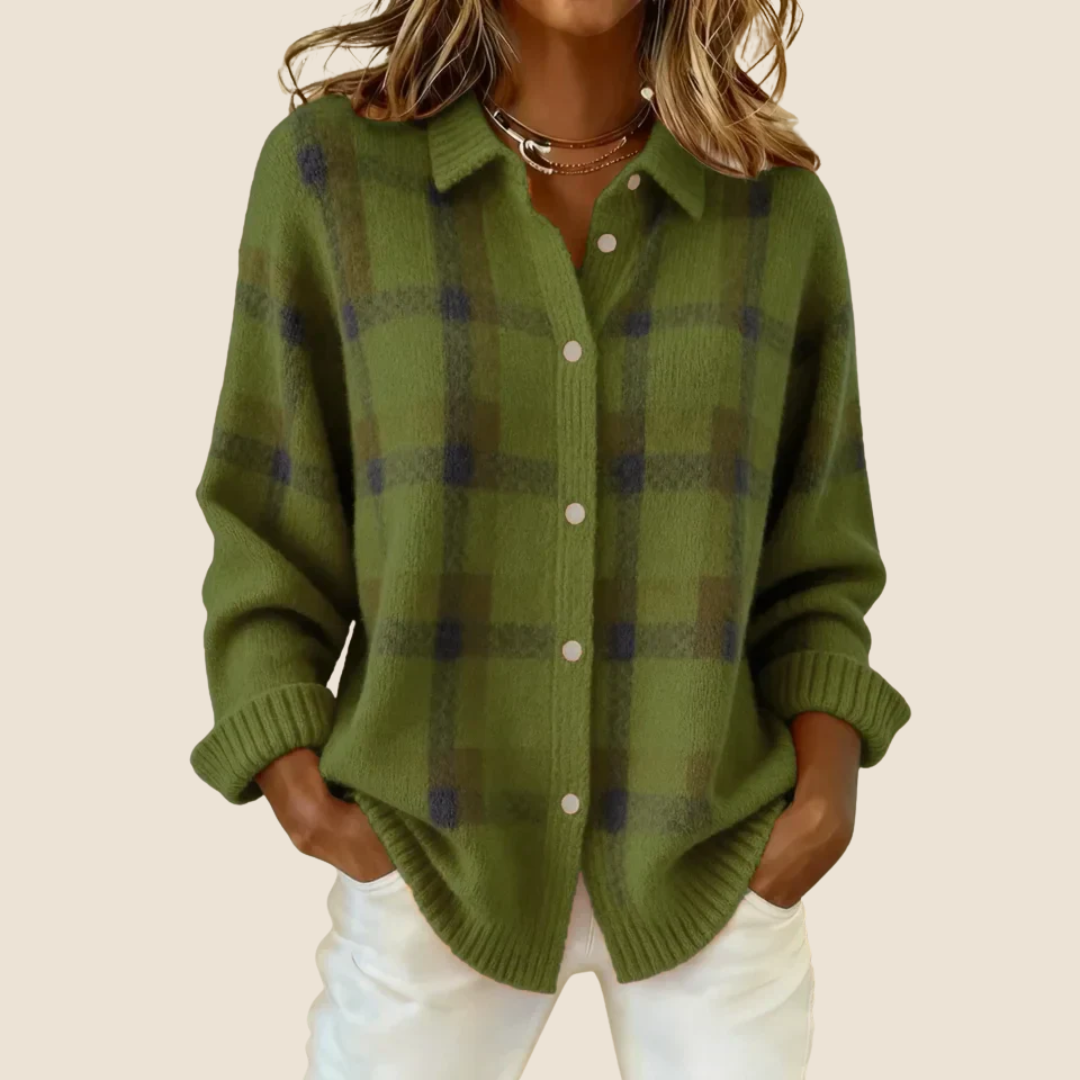 Zinhle™ | Plaid Cardigan