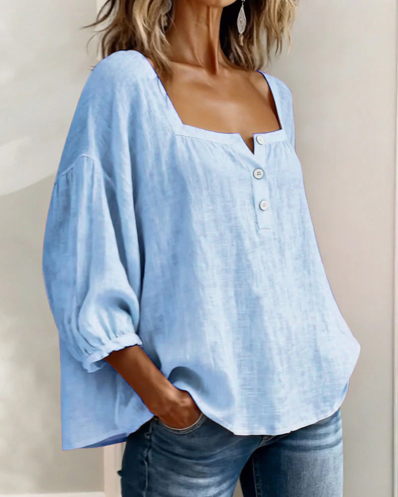 Zella | Elegant Blouse with Fluid Cut and Sophisticated Style