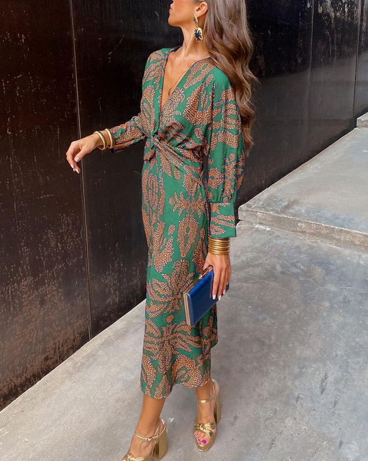 Elinorix | Elegant Midi Dress with Timeless Design