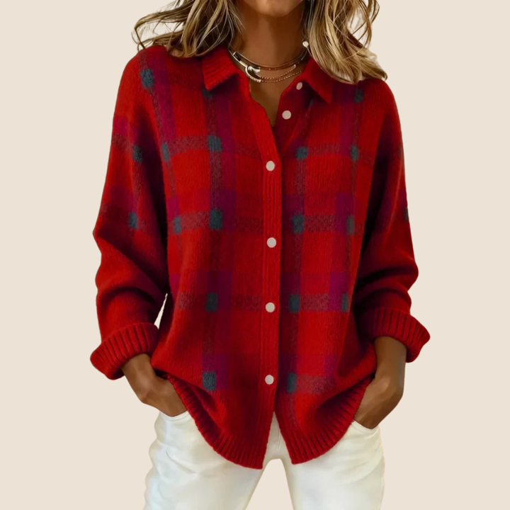 Zinhle™ | Plaid Cardigan