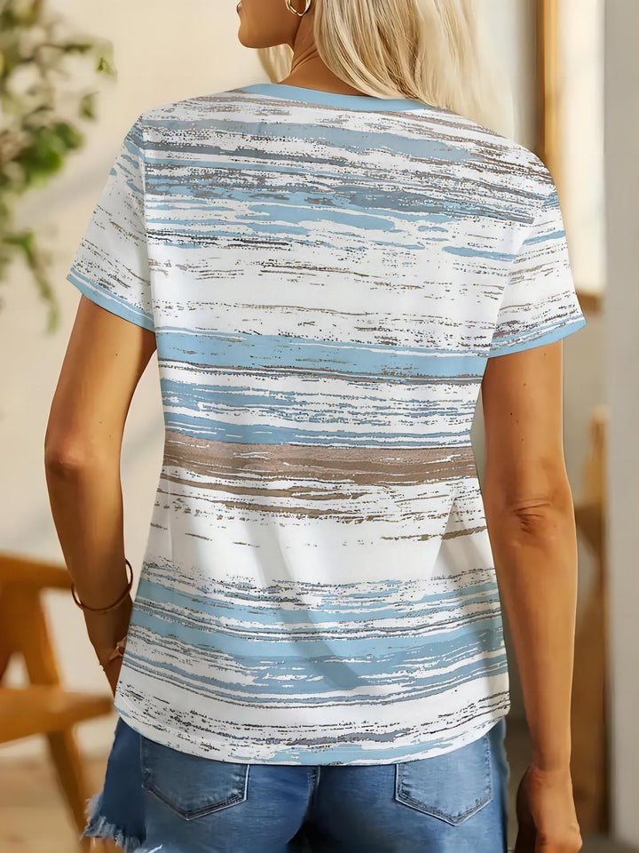 Nolwazi™ | Brushstroke Stripe Tee