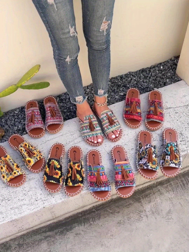 Rosaline | Bohemian Moccasins with Fringe and Handmade Comfort