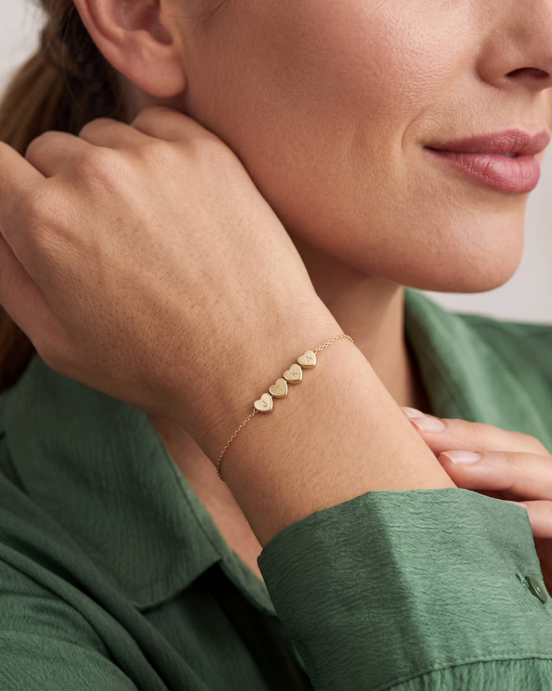 Customizable Suraya Bracelet with Your Chosen Initials