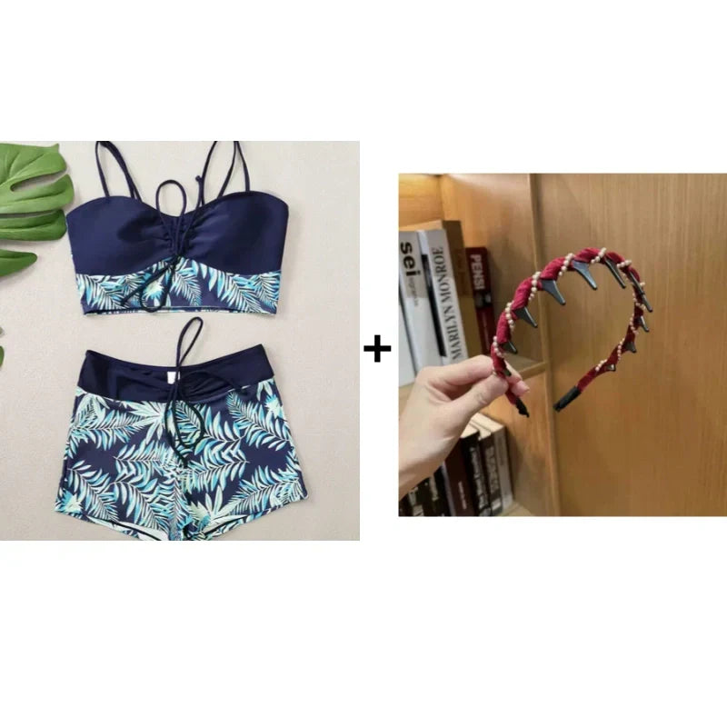 Reese | Women's Two-Piece Swimsuit with Print