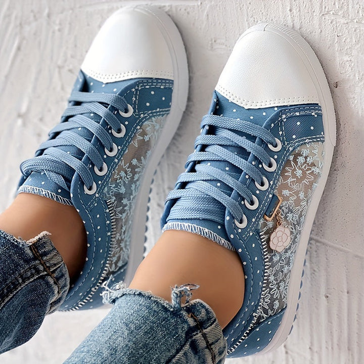 Victoria | Breathable Floral Sneakers with Lightweight Design and Maximum Comfort