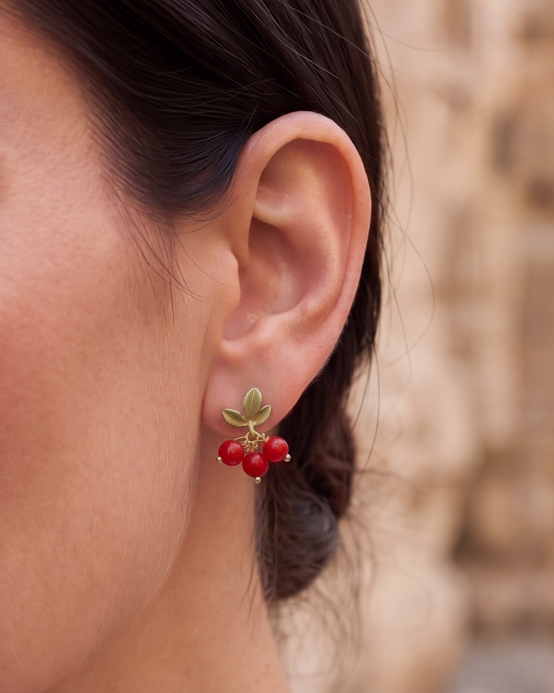 Cherry-Inspired Earrings