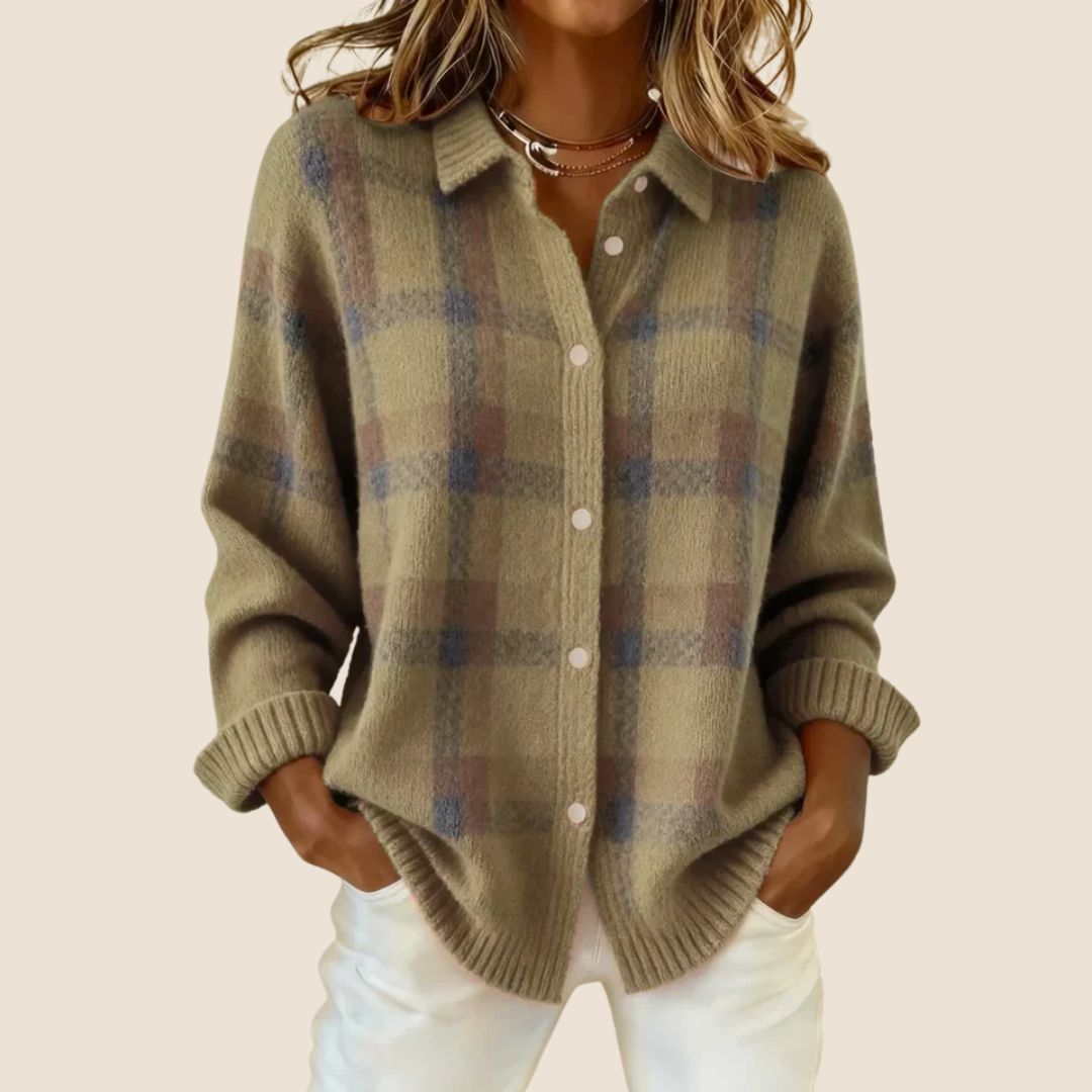 Zinhle™ | Plaid Cardigan