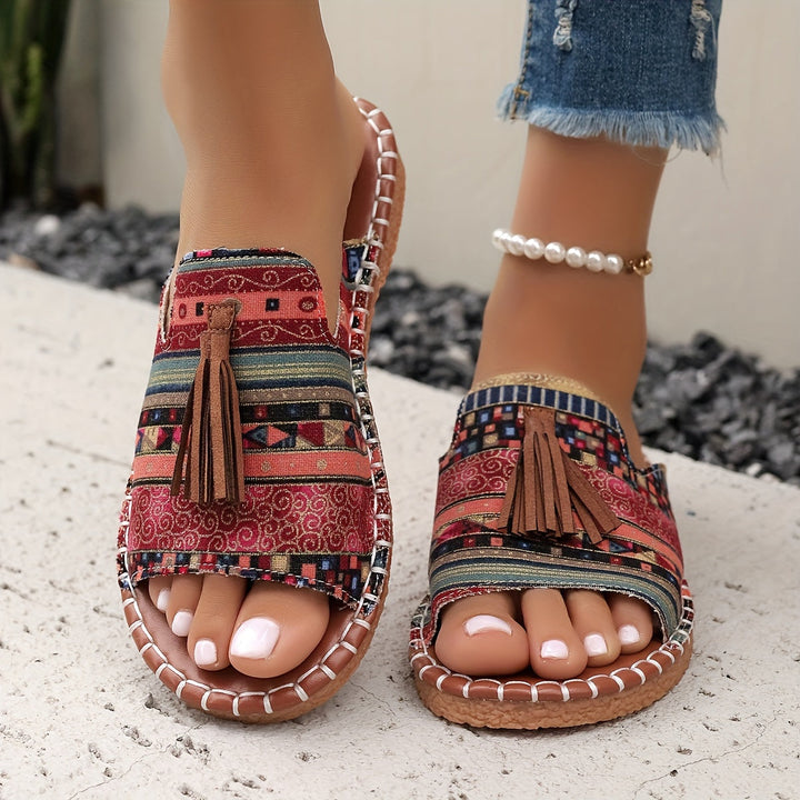 Rosaline | Bohemian Moccasins with Fringe and Handmade Comfort
