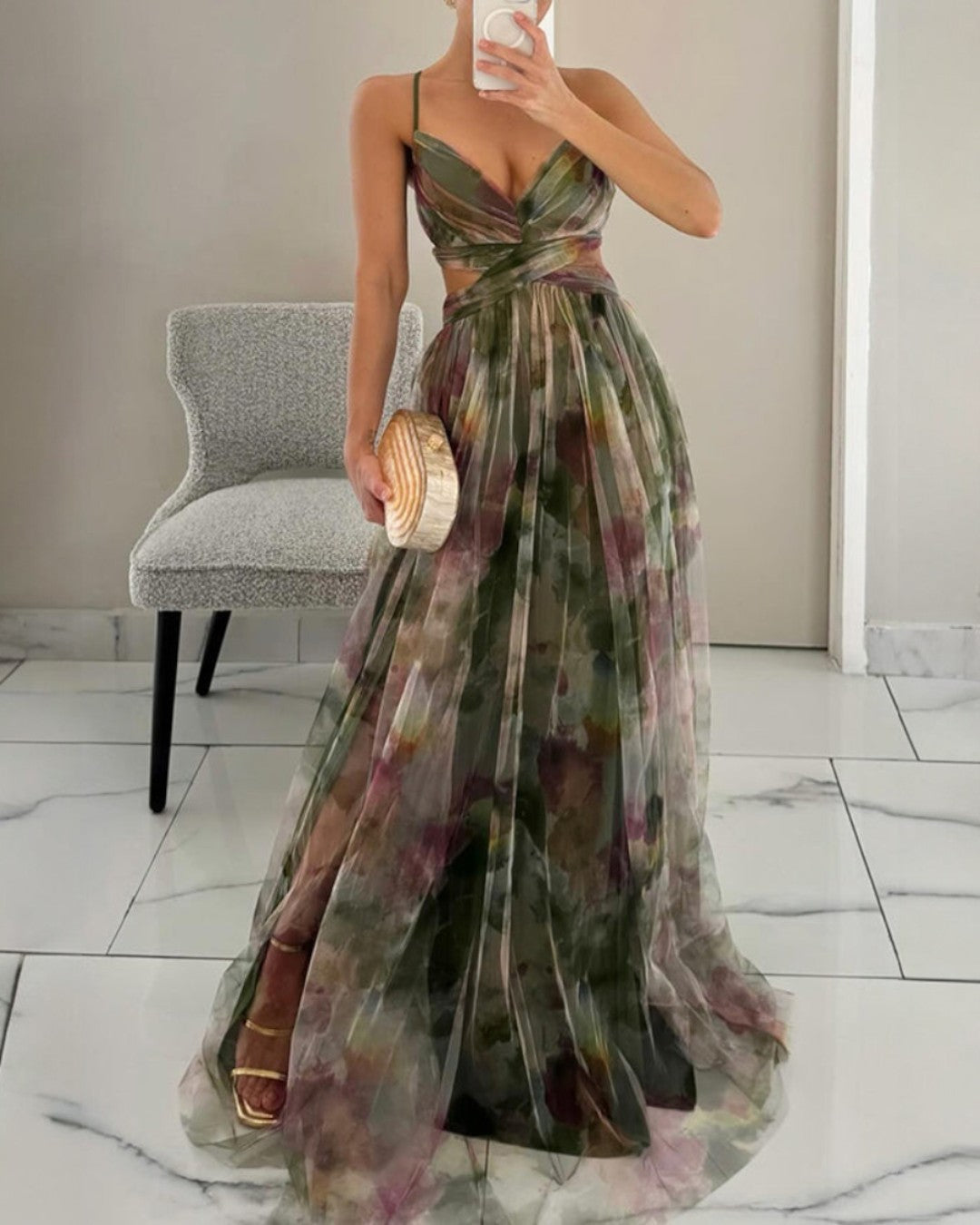 Elara - Floral Maxi Dress
