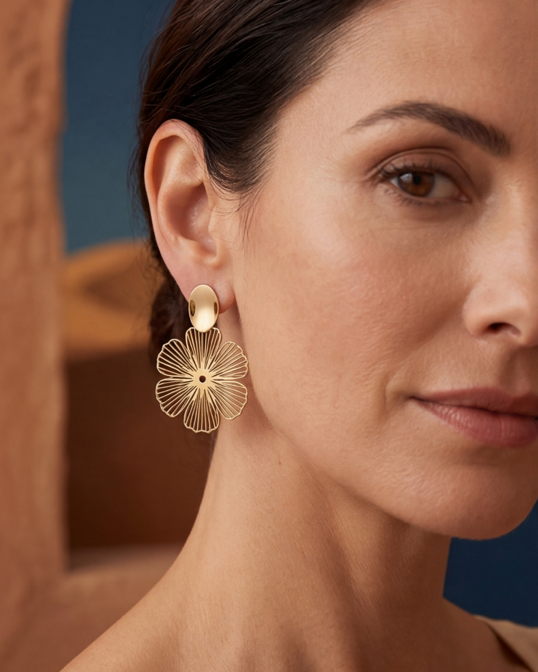 Fiore Non-Pierced Clip-On Earrings