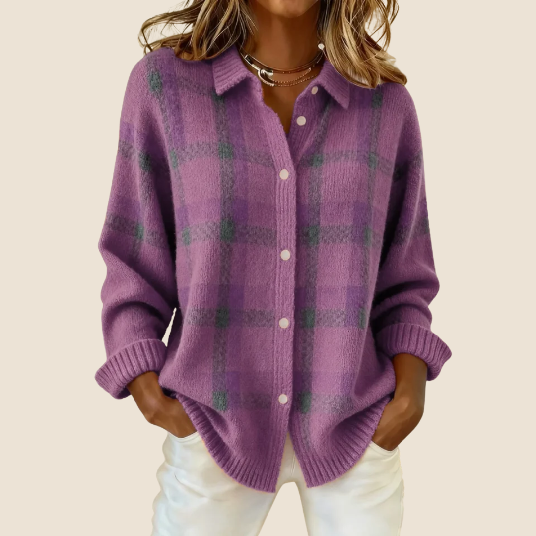 Zinhle™ | Plaid Cardigan