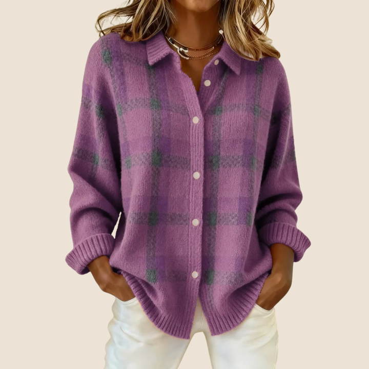Zinhle™ | Plaid Cardigan