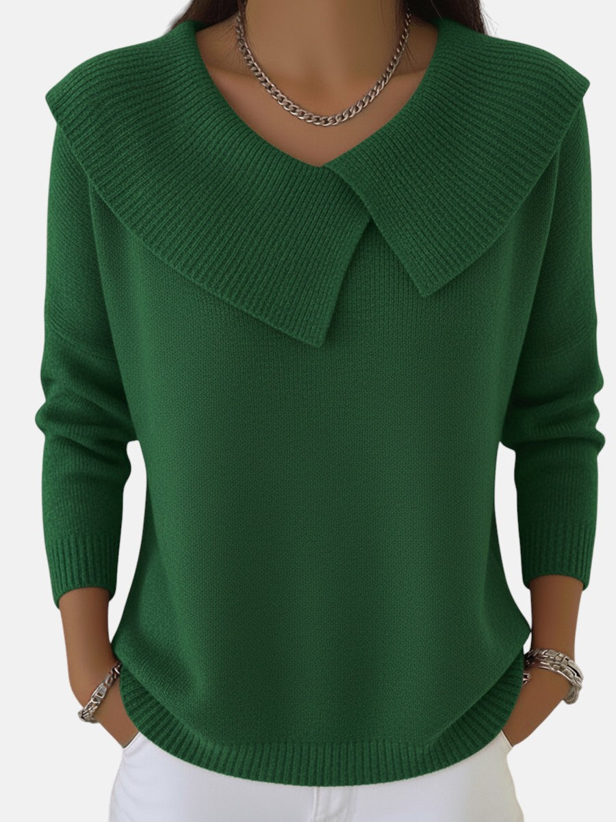 Lucia | Warm Sweater with Soft Collar
