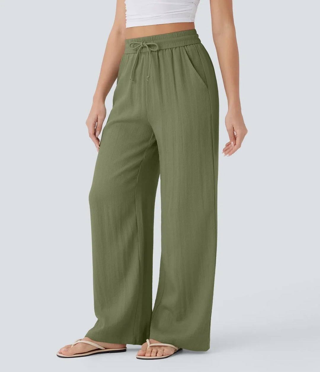 Zafeiria - Elegant Linen Pants