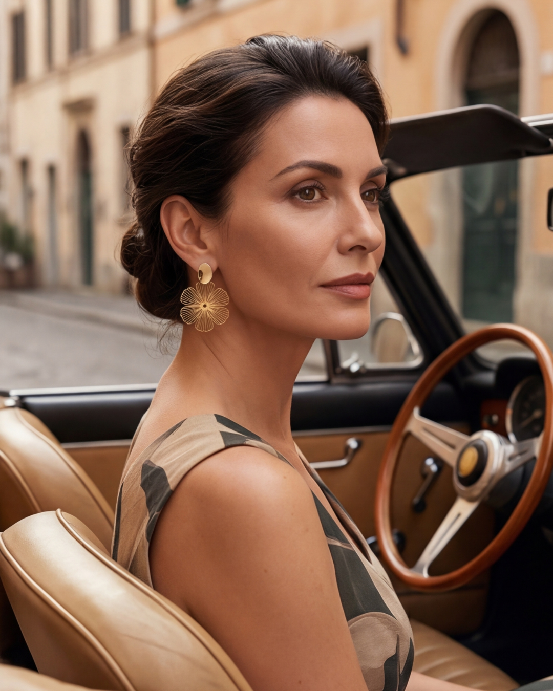 Fiore Non-Pierced Clip-On Earrings