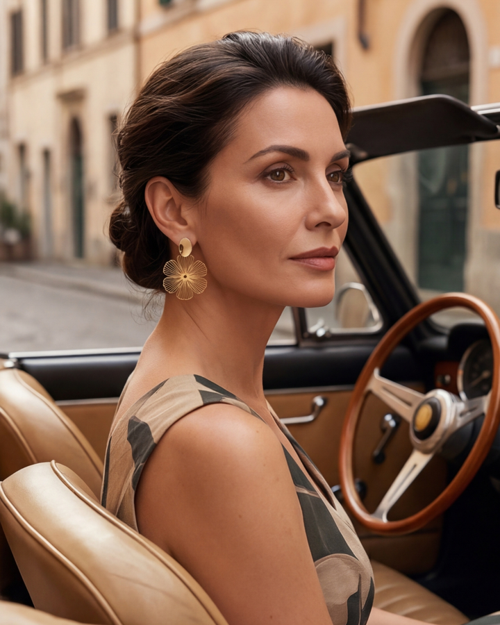 Fiore Non-Pierced Clip-On Earrings