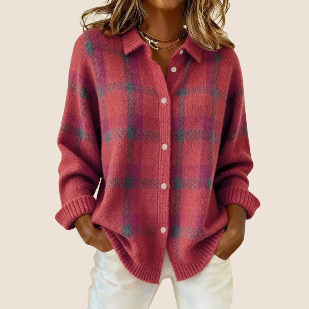 Zinhle™ | Plaid Cardigan