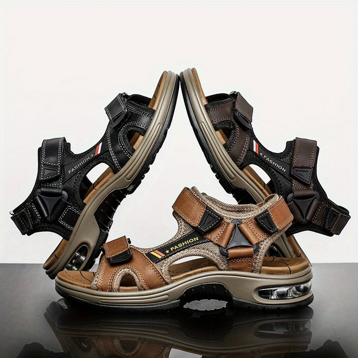 Kabelo™ | AirCushion Leather Sandals