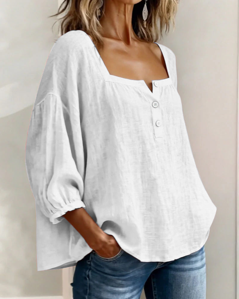 Zella | Elegant Blouse with Fluid Cut and Sophisticated Style