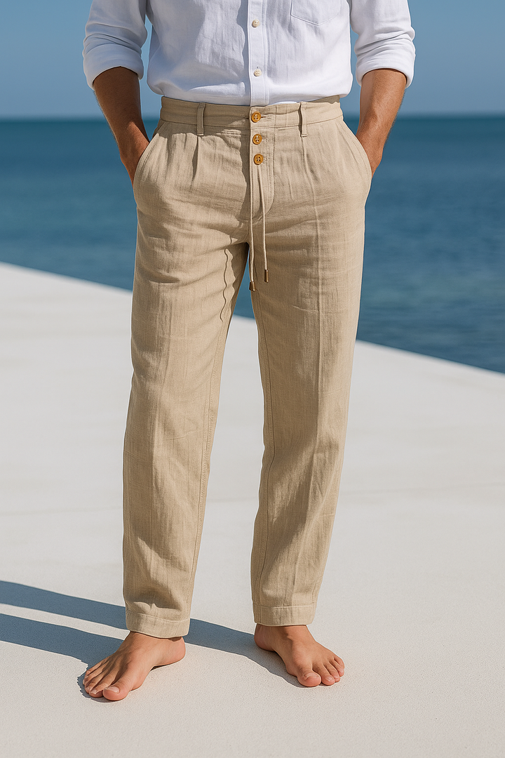 Matteo | Lightweight linen pants