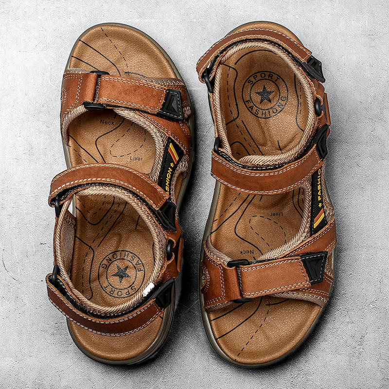 Kabelo™ | AirCushion Leather Sandals