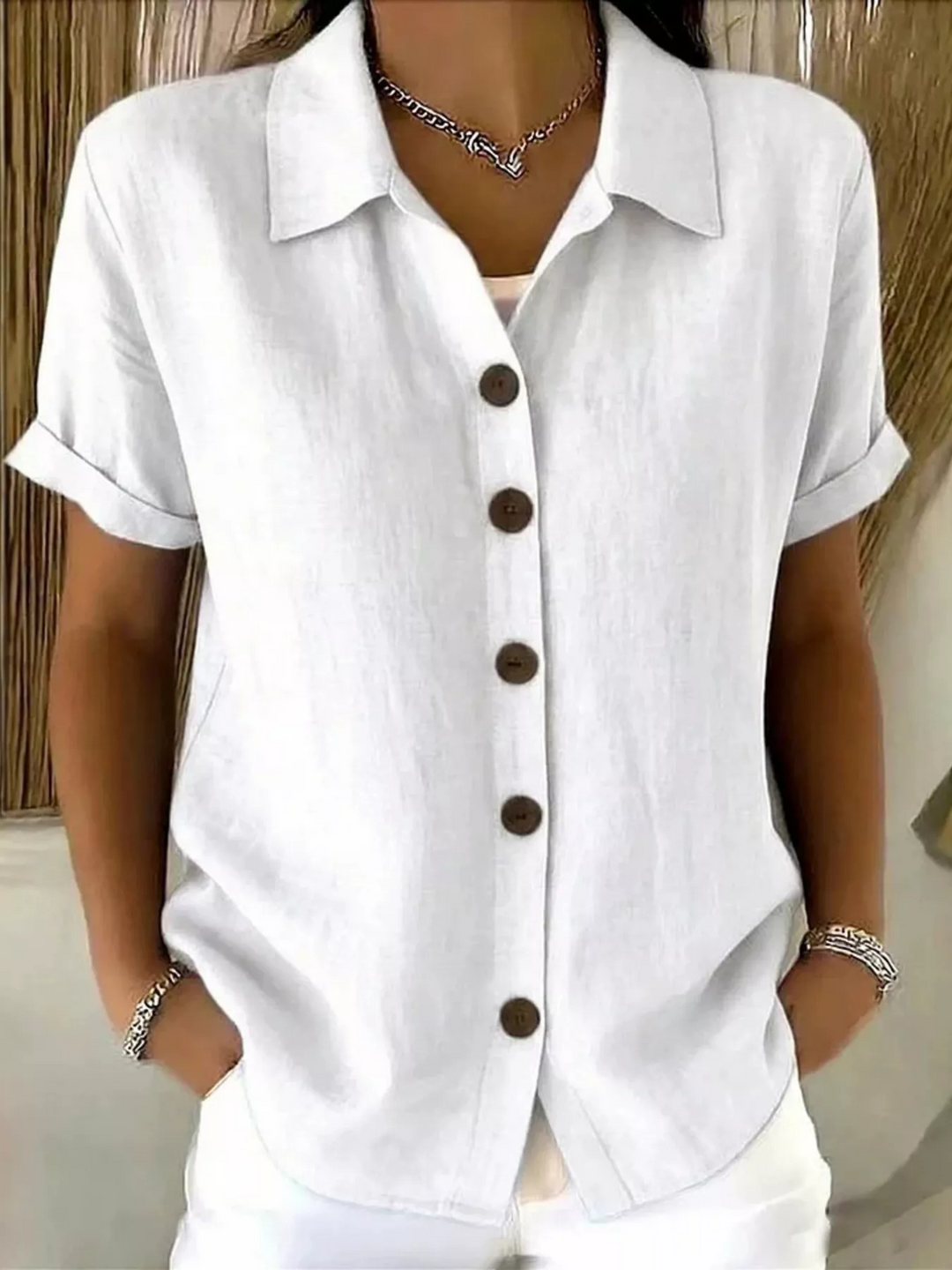 Refilwe™ | Soft-Weave Button Shirt