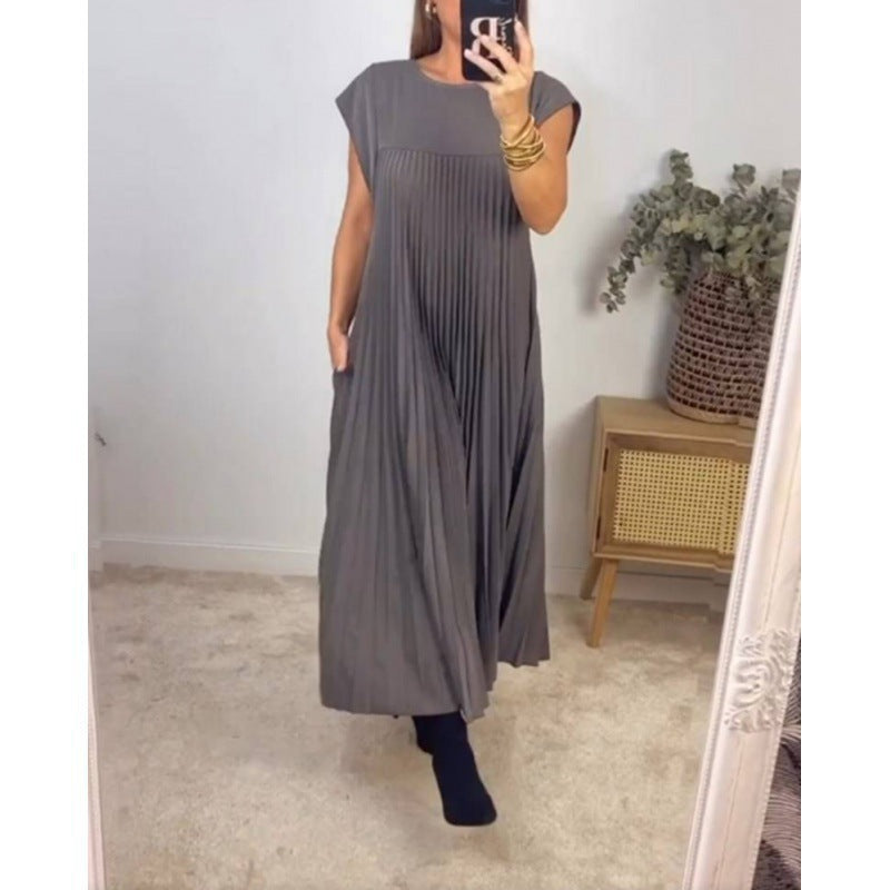 Serene - Pleated Maxi Dress