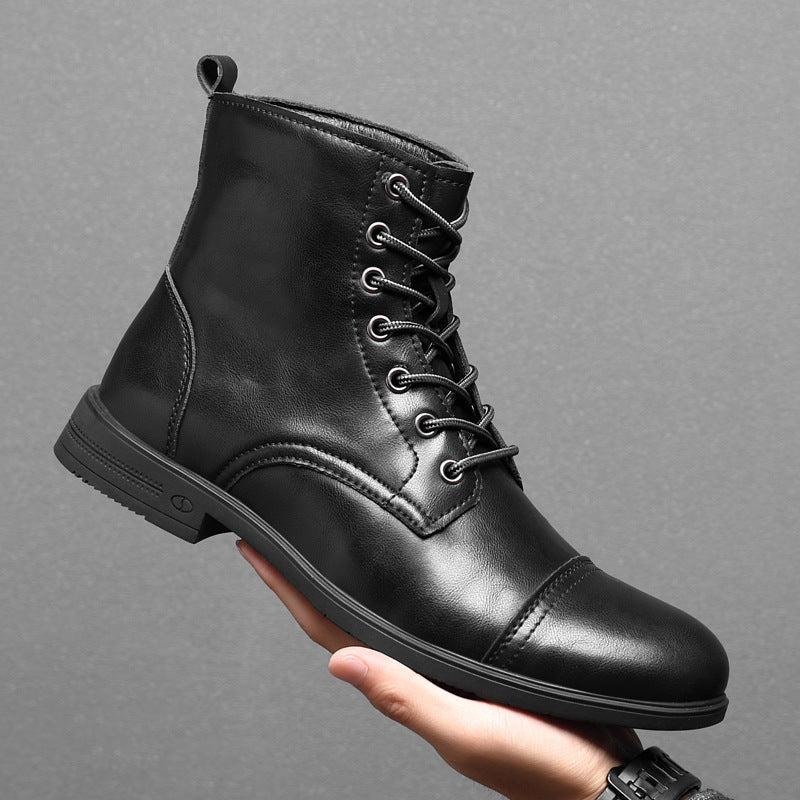 Piet | Faux Leather Ankle Boots