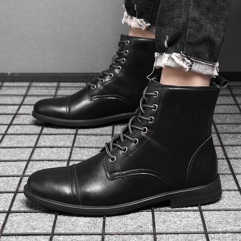 Piet | Faux Leather Ankle Boots