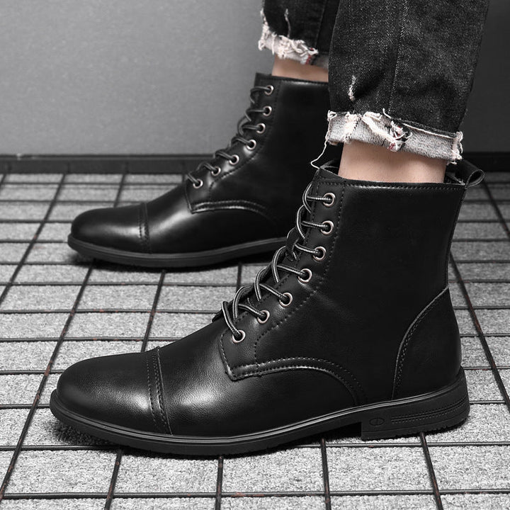 Piet | Faux Leather Ankle Boots