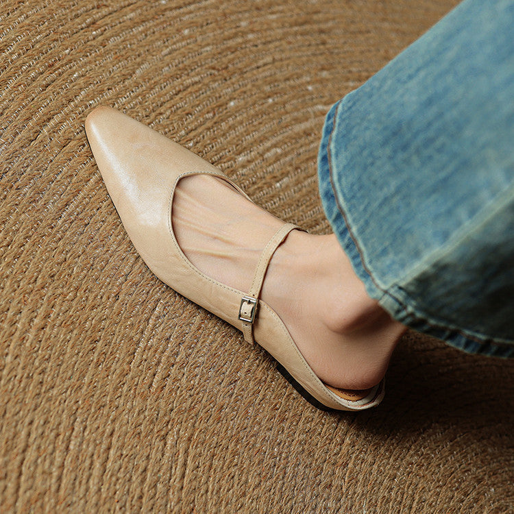 Eclipse Genuine Leather Mules