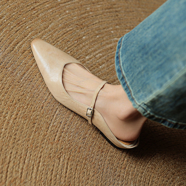 Eclipse Genuine Leather Mules