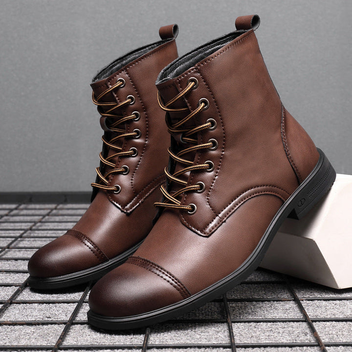 Piet | Faux Leather Ankle Boots