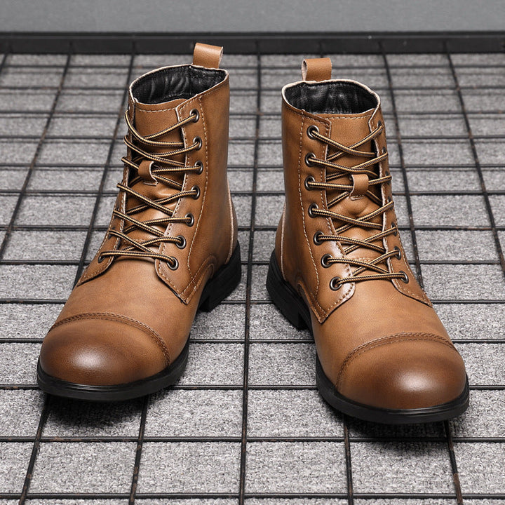 Piet | Faux Leather Ankle Boots
