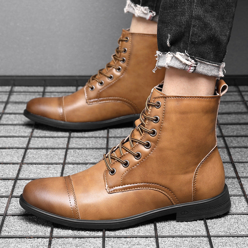 Piet | Faux Leather Ankle Boots