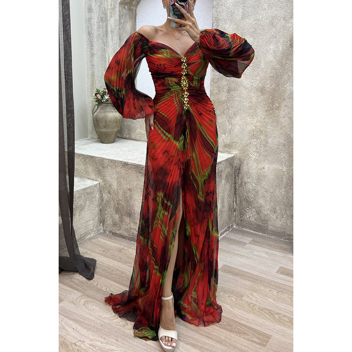 Savanna - Pleated Gown
