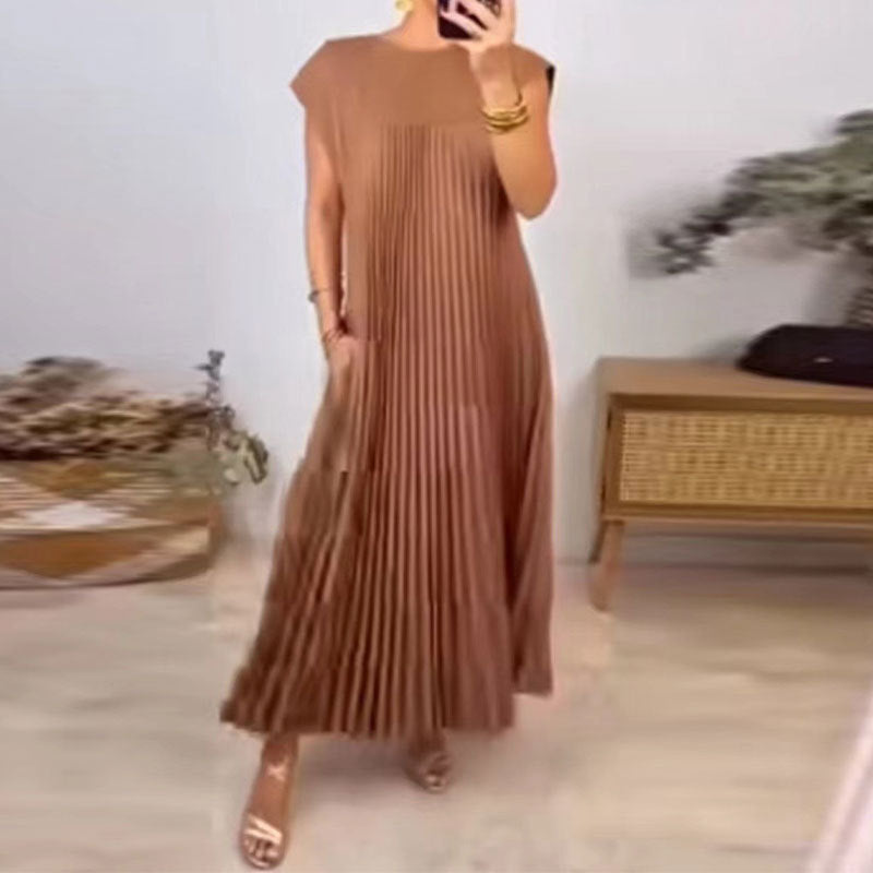 Serene - Pleated Maxi Dress