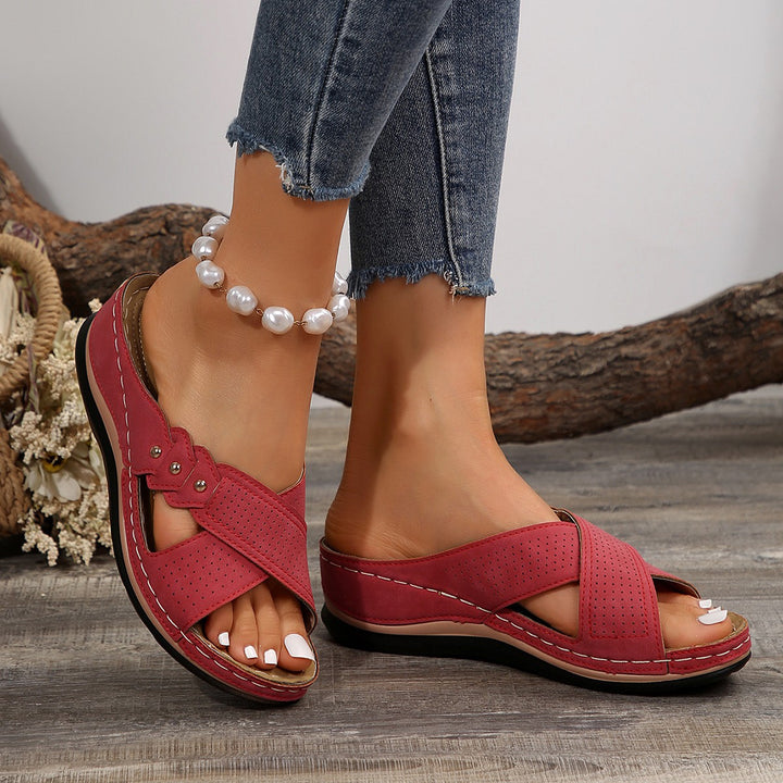Danielle™ | Harbour Cross Comfort Wedges