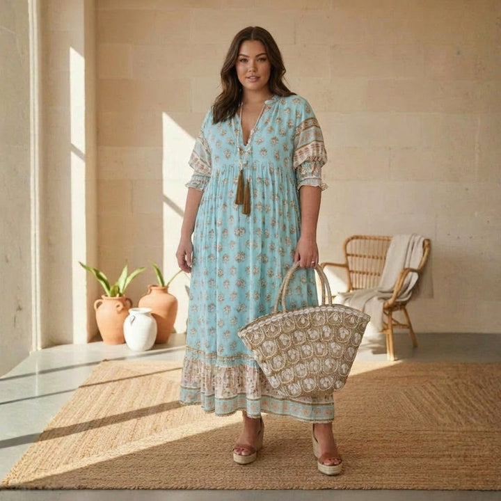 Piper™ | Folk Bloom Maxi Dress
