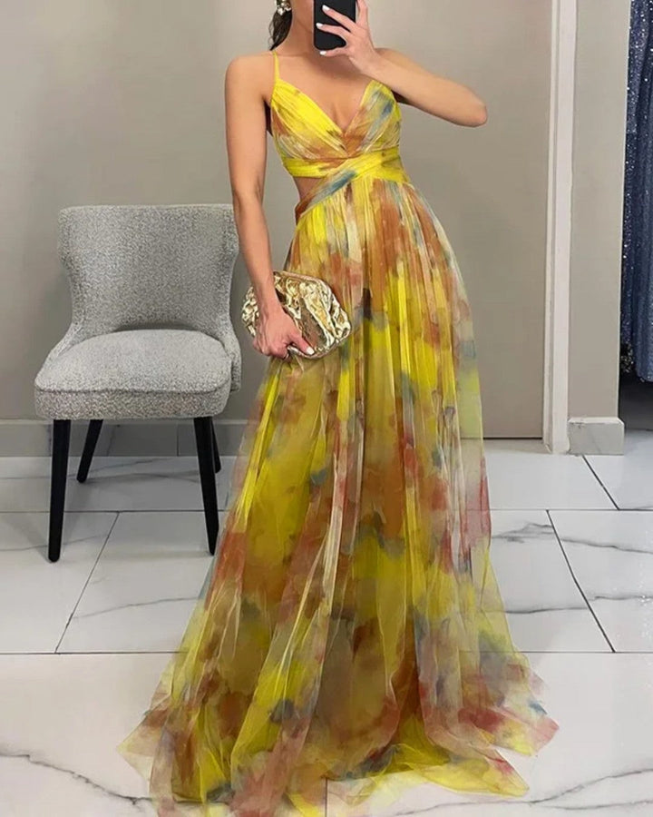 Elara - Floral Maxi Dress