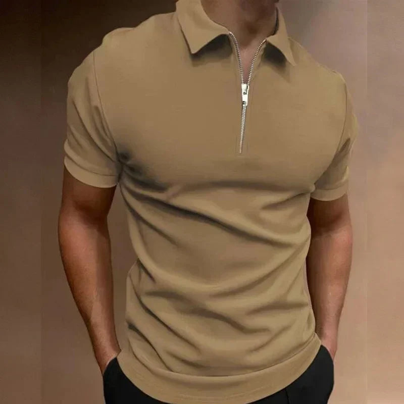 Classic Zip Polo Shirt