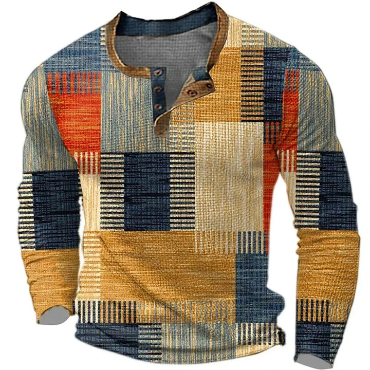 Beeckhoven™ | Colourful Men's Long Sleeve Shirt