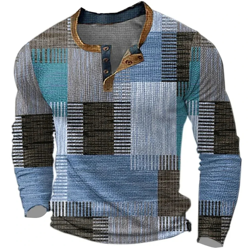 Beeckhoven™ | Colourful Men's Long Sleeve Shirt