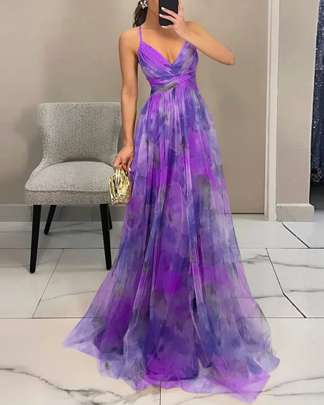 Elara - Floral Maxi Dress