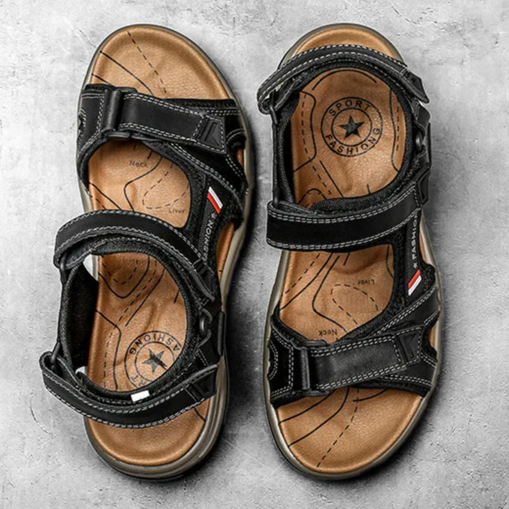 Kabelo™ | AirCushion Leather Sandals