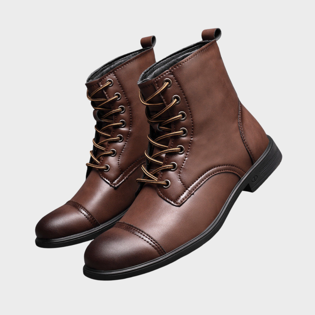 Piet | Faux Leather Ankle Boots