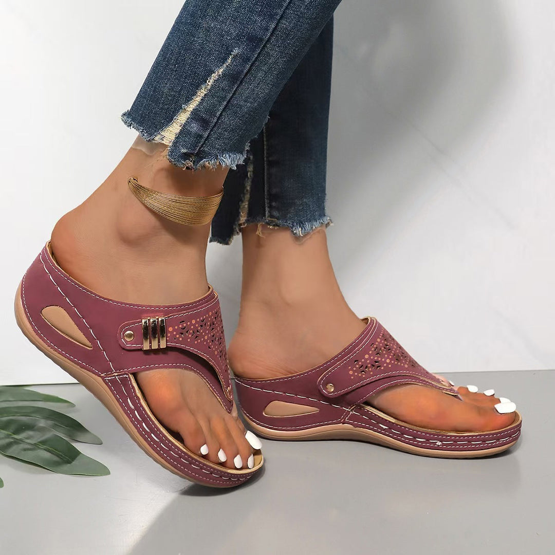 Navy™ Comfortable Heeled Sandals with Support